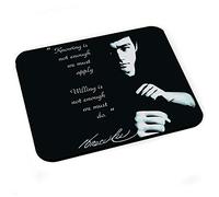 French Unicorn Tapis de Souris Citation Motivation Inspirante Citation de Bruce Lee Savoir ne Suffit Pas