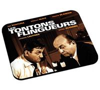 French Unicorn Tapis de Souris Tontons Flingueurs Lino Ventura et Bernard Blier Classique Comédie Francaise
