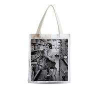 French Unicorn Tote bag Sac Shopping Audrey Hepburn et son Faon Photo Vintage Actrice Hollywood Star