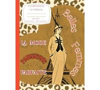 French Vintage Style Composition Book: 120 Cream Paper Pages, College Ruled