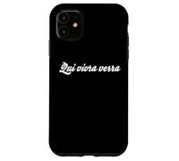 French Writing & Sayings: Qui vivra Verra French Word Coque pour iPhone 11