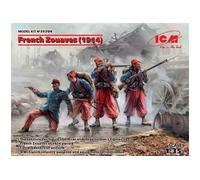 ICM - Kit de figurines - Zouaves français (1914) ICM35709 - 1:35 - 4 figurines
