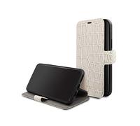 FRenchCase - Etui à clapet housse Guess Croco Gold pour apple Iphone X Iphone XS