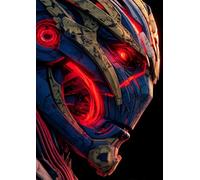 Frenchiart Affiche Métallique Ultron avec Aimant Mural, 30 cm x 42 cm, Design Marvel