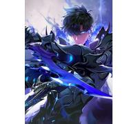 Frenchiart FixArt Métallique Solo Leveling - Arise v2 - Manga/Webtoon - 30 x 42 cm - Avec Aimant Mural