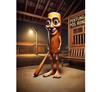 Frenchiart FixArt Poster Métallique - Italian Brainrots 12 - Illustration Graphique Moderne - 30 x 42 cm - Avec Système Magnétique - Décoration Murale Art Enfant Jeunesse Meme