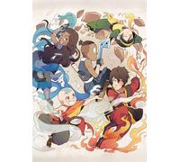 Frenchiart Poster Métallique Aang - Avatar : Le Dernier Maître de l’Air v3 - Série Culte - 30 x 42 cm - Avec Aimant Mural