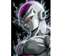 Frenchiart Poster Métallique Dragon Ball Angry Freezer, 30 cm x 42 cm, avec Aimant Mural
