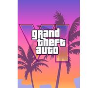 Frenchiart Poster Métallique GTA 6 GTA VI v2 - Grand Theft Auto - 30 x 42 cm - Avec Aimant Mural