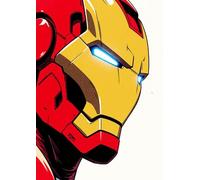 Frenchiart Poster Métallique Iron Man, 3 30 cm x 42 cm, avec Aimant Mural