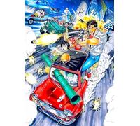 Frenchiart Poster Métallique Nicky Larson - City Hunter - Anime Culte - 30 x 42 cm - Avec Aimant Mural