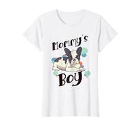 Frenchie Approved - French Bulldog - Mommys Boy - Mom T-Shirt