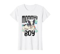 Frenchie Approved - French Bulldog - Mommys Boy - Mom T-Shirt