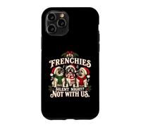 Frenchie Christmas Funny Silent Night Chorus Bouledogue français Coque pour iPhone 11 Pro
