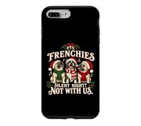 Frenchie Christmas Funny Silent Night Chorus Bouledogue français Coque pour iPhone 7 Plus/8 Plus