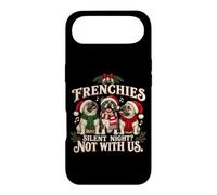 Frenchie Christmas Funny Silent Night Chorus Bouledogue français Coque pour iPhone Air