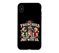 Frenchie Christmas Funny Silent Night Chorus Bouledogue français Coque pour iPhone XS Max