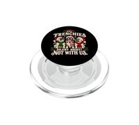 Frenchie Christmas Funny Silent Night Chorus Bouledogue français PopSockets PopGrip pour MagSafe