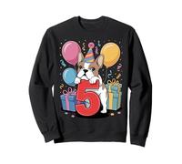 Frenchie Dog 5e anniversaire enfants 5 ans 5 ans bouledogue français Sweatshirt