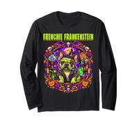 Frenchie Frankenstein Bouledogue français Monstre Effrayant Horreur Manche Longue