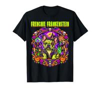 Frenchie Frankenstein Bouledogue français Monstre Effrayant Horreur T-Shirt