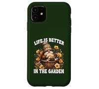 Frenchie Grandpa Gnome For Mom Life Is Better In The Garden Coque pour iPhone 11