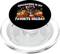 Frenchie Halloween is My Favorite Holiday French Bulldog PopSockets PopGrip pour MagSafe