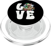 Frenchie Love Christmas Vibes for Dog Mom French Bulldog PopSockets PopGrip pour MagSafe