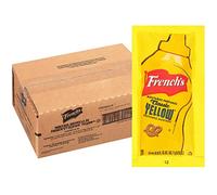 French's Classic Yellow Mustard Packets, 500 count - One 500 Count Individual Yellow Mustard Packets, Perfect Single-Serve Size for Delivery and Takeout Orders