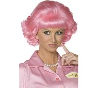 Frenchy Rose Perruque Licence Officielle Graisse 50s Frenchie Femmes Déguisement