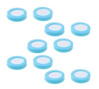 freneci 10 Pièces Rond Aquarium CO2 Diffuseur Remplacement Disque en Céramique Atomiseur De CO2 Tranche - 3cm