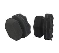 freneci 2PC 8cm Car Care Applicator Pad Tire Dressing Applicator Curved Foam Sponge Pads