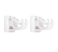 freneci 2pcs Support de Rideau Réglable Support de Tringle à Rideaux,Support Tringle Rideaux Auto-adhésifs sans Percage