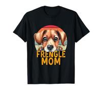 Frengle Dog Mom Retro Vintage Funny Mes Chiens sont Mon Cardio T-Shirt