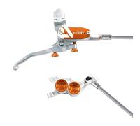 Freno À Disque Arrière Tech 4 E4 4 Pistons Orange/Argent HOFT4ESR.O HOPE Fre