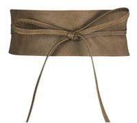 Frentree Ceinture femme, large ceinture portefeuille Obi avec laçage