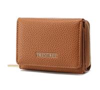 Frentree Portefeuille pour femme avec fermeture éclair, 8 emplacements pour cartes, compartiment à billets, portefeuille compact avec compartiment pour documents, élégant et adapté à un usage