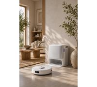 NARWAL Freo Z10 - Robot Aspirateur et Laveur avec Système Anti-Enchevêtrement - 15000 Pa - Base Autonome - Nettoyage à 75°C