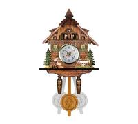 FREOJGU Horloge À Coucou Coucou Horloge Murale Montage Mural en Bois Maison Design chronomètre Artisanat Maison Salon décoration Accessoires(CM009)