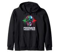 Fréquence de Feedback Freak Punk Rock Music Sweat à Capuche