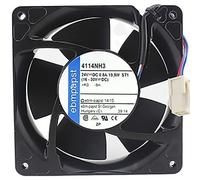 - Frequency Converter Fan for Transmitters, 6000RPM, 182.4CFM, Durable and Reliable Papst 4114NH3 24V Axial Fan