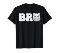 Frère de l'anniversaire pour enfants Funny Hippo Bro Family T-Shirt