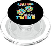 Frère des Jumeaux De l'anniversaire Mignon Célébrer Jumelles PopSockets PopGrip pour MagSafe