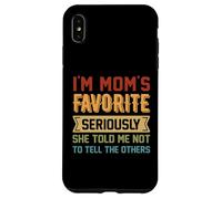 Frère drôle, Je suis la préférée de Maman, Elle m'a Dit de ne Pas Le dire Coque pour iPhone XS Max