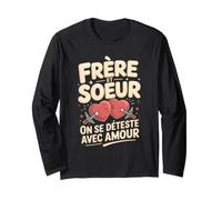 Frère Et Soeur on Se Déteste avec Amour Manche Longue