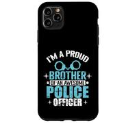 Frère Fier d'un Officier de Police génial Coque pour iPhone 11 Pro Max
