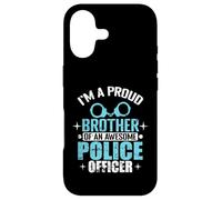 Frère Fier d'un Officier de Police génial Coque pour iPhone 17