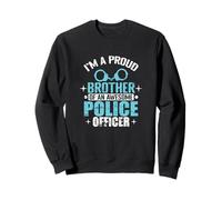 Frère Fier d'un Officier de Police génial Sweatshirt