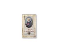 Frères Bonella | Médaille Saint-Benoît et billet avec prière | Fabriqué en Italie
