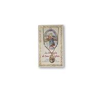 Frères Bonella | Médaille Saint-Christophe et billet avec prière | Fabriqué en Italie